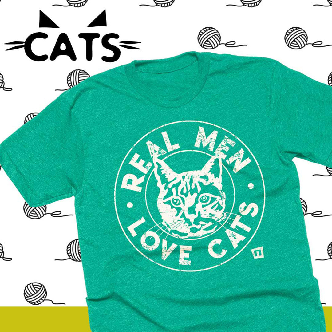 Cats belong to a special category and have tshirts dedicated to the special species they are.  Funny Cat Tshirts.