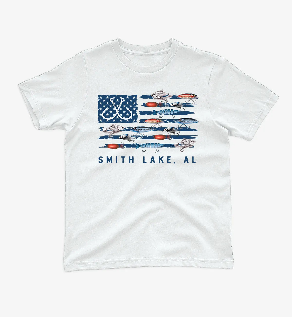 YOUTH Flag of Lures - Smith Lake Tshirt