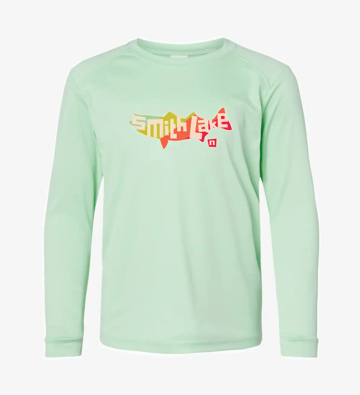 YOUTH Striped Fish Long Sleeve UV Shirt - Smith Lake Tshirt