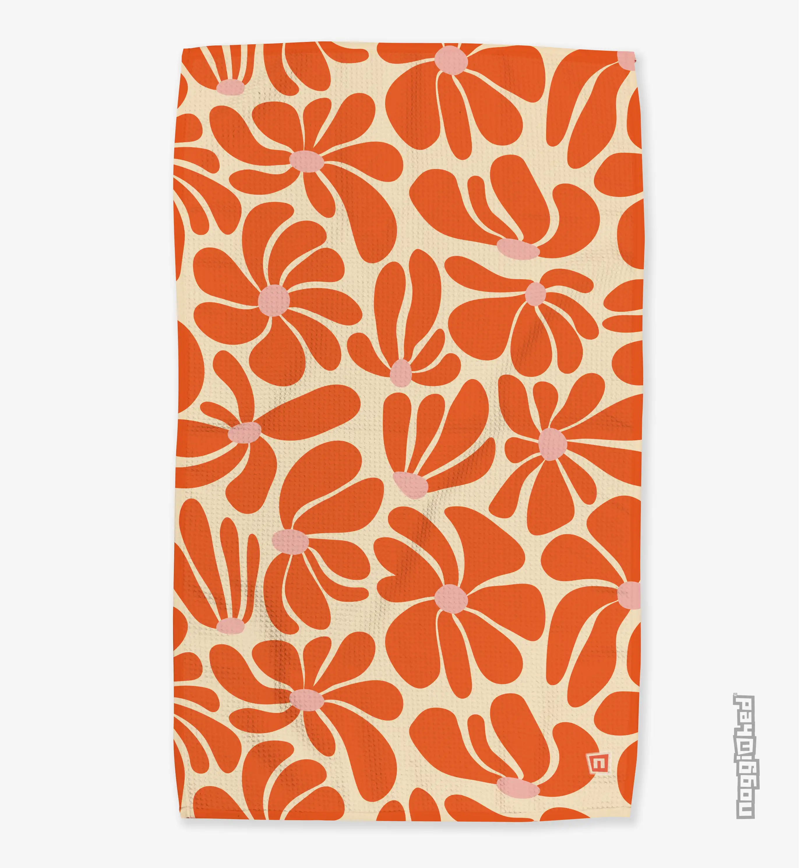 Cara Cara Blooms - Waffle Towel