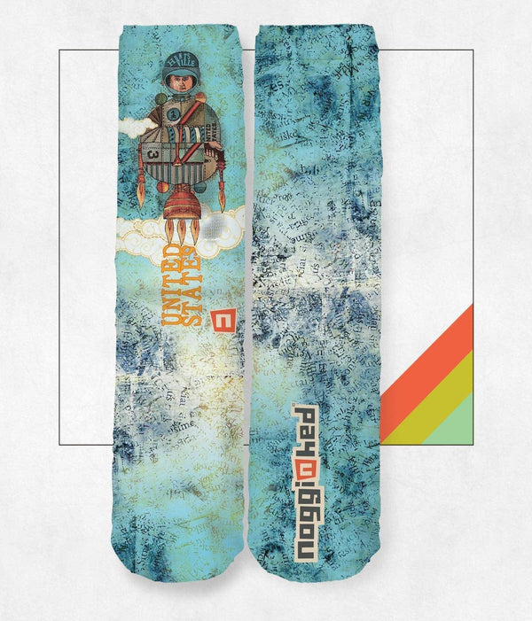"BLAST OFF HUNTSVILLE" Knee Socks - HOT DEAL🔥 - NOGGINHED
