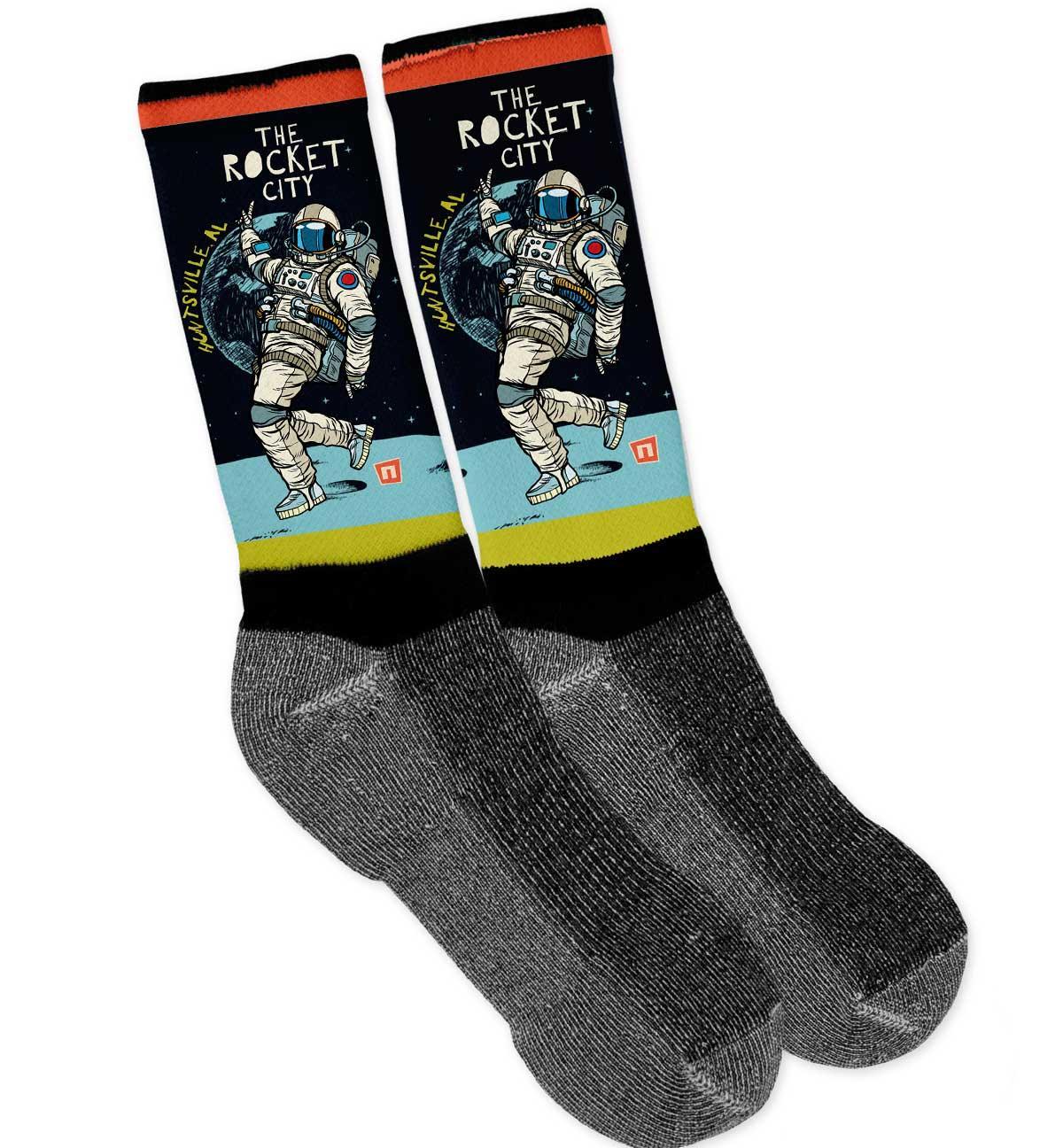 'Dancing Astronauts' Hiking Socks - NOGGINHED