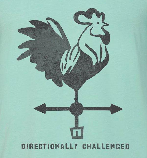'Directionally Challenged' Tshirt - NOGGINHED