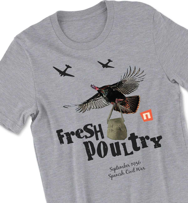 'Fresh Poultry' Tshirt - NOGGINHED